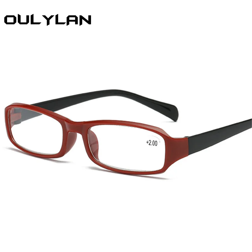

Oulylan Unisex Slim Reading Glasses TR90 Resin Glasses +2.0 Presbyopic Glasses Women White Glasses +1.5 2.0 2.5 3.0