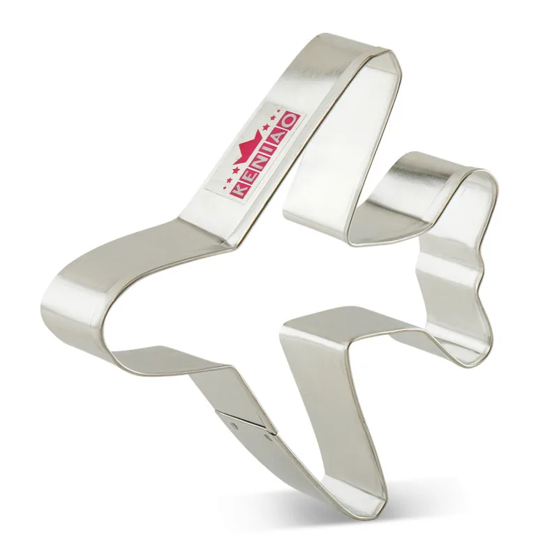 

KENIAO Airplane Cookie Cutter for Kids Transportation Biscuit / Fondant / Pastry / Cutter - 10.6 x 10.9 cm - Stainless Steel