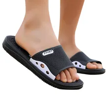 Мужские тапочки; летние пляжные сандалии; нескользящие Вьетнамки; мужские домашние тапочки для улицы; сандалии на плоской подошве; повседневная обувь