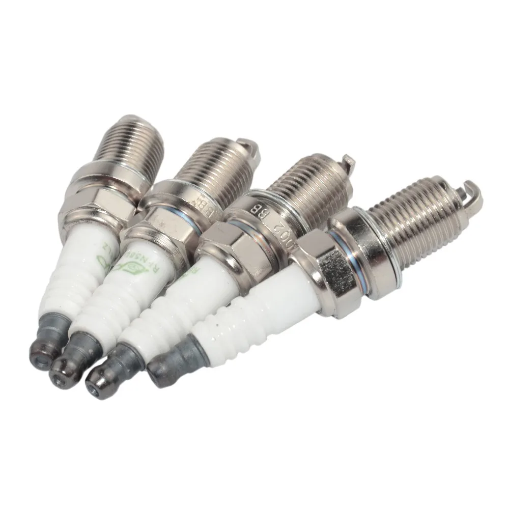 Set of 4 Spark Plugs Denso Resistors for Honda Civic 1992-1995