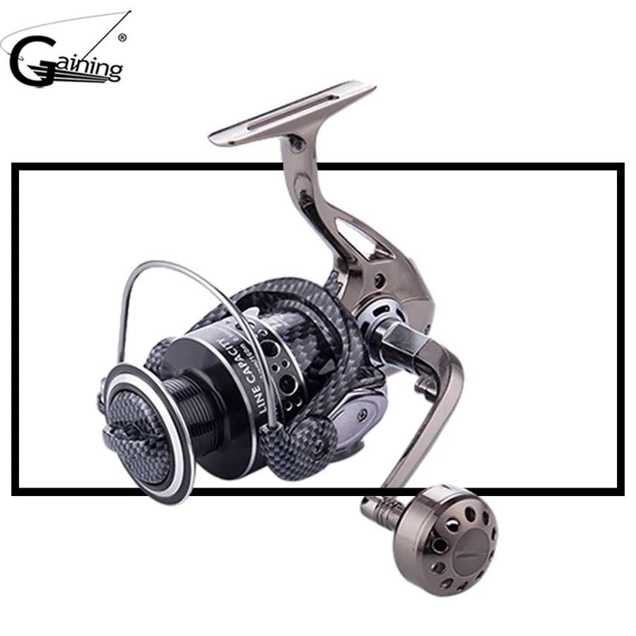 2 No Gap Spinning Reel 12+1BBs 2000-7000 Series Aluminum Alloy Body Spinning Reel for Bass Pike Fishing
