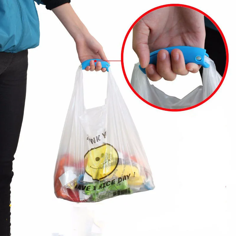 

2PCS convenient bag hanging quality mention dish carry bags Kitchen Gadgets Silicone kitchen accessories save effort