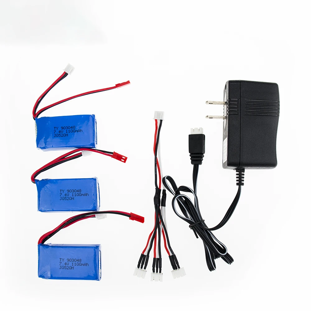 Зарядное устройство с американской/китайской вилкой 7 4 В 1100 мАч Wltoys A949 A959 A969 A979 K929