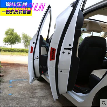 

4 pieces/set. Reflective open door sticker warning child safety car sticker for Mitsubishi ASX Outlander Lancer Evolution