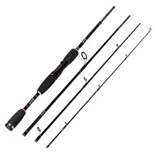 Дешевая 1,98 м телескопическая спиннинговая Удочка из углеродного волокна для рыбы, средняя 4-секционная лодка, морская удочка для ловли карпа, Vara De Pescar