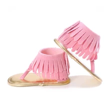 Летняя обувь с кисточками; обувь с кисточками для маленьких девочек; сандалии с кисточками для новорожденных девочек; сандалии принцессы; обувь для ползунков; цвет розовый, коричневый; стиль