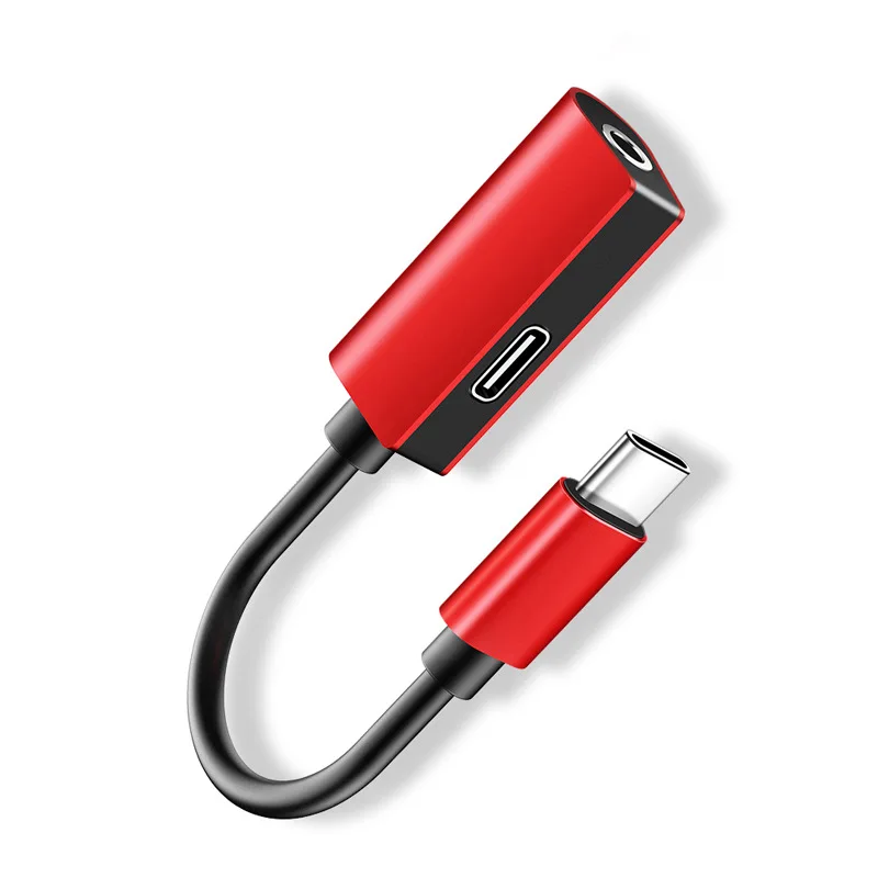 

JXSFLYE Type-C to 3.5mm Jack Converter Earphone Audio Adapter Cable Type USB C to 3.5 mm Headphone Aux Cable for Huawei P20