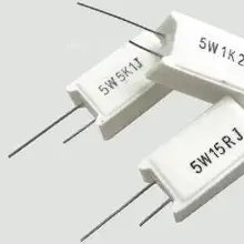 Квадратный метр 5 Вт 5% 0.022R-100K Ом вертикальный цементный резистор RX27-5 x 100 шт