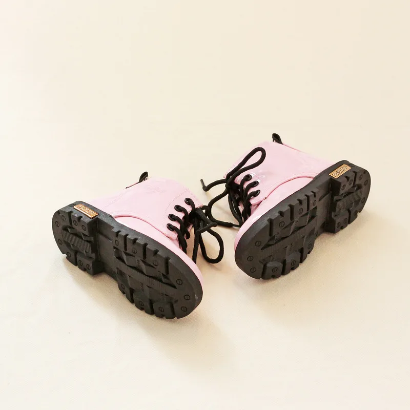 Детские ботинки в байкерском стиле из искусственной кожи; водонепроницаемые ботинки; зимние детские ботинки; Брендовая обувь для мальчиков и девочек; резиновые ботинки; 03B