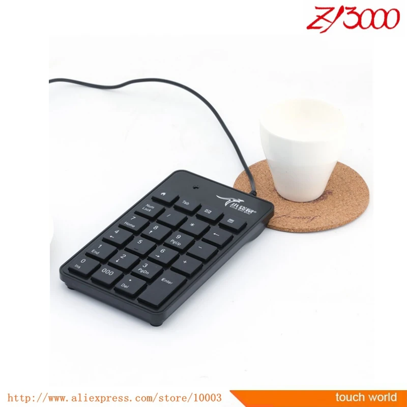 

free shipping USB 23 keys Kepad numberic keyboard for pos system digital keyboard with cover for payment system support win10/7