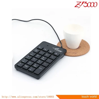 

free shipping USB 23 keys Kepad numberic keyboard for pos system digital keyboard with cover for payment system support win10/7