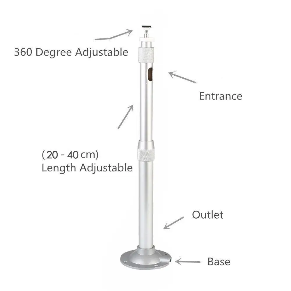 Cewaal Универсальный Крепкий Премиум проектор настенного монтажа Потолочный кронштейн Выдвижная подставка 5 кг с грузом 360 градусов регулируемый висит