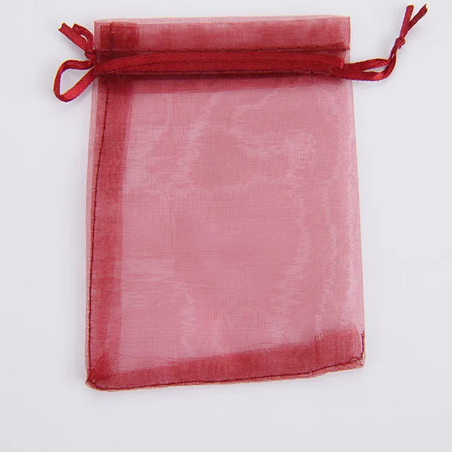 BEAUCHAMP 10PCS Organza Bags Sheer Gauze Drawstring Jewelry Gift Bag