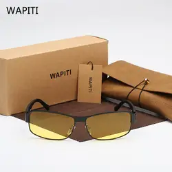 WAPITI желтый поляризованные очки Для мужчин Для женщин Ночное видение вождения очки драйвер авиации солнцезащитные очки Polaroid UV400