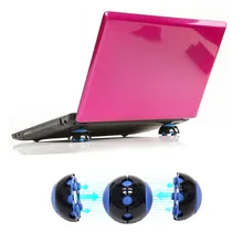 Портативный противоскольжения охлаждения пусковой площадки кулер подставка силиконовый чехол для ноутбука Тетрадь