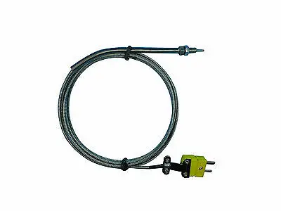

EGT K Type Thermocouple Probe with M5 Threads, 3m Lead Wire and Connectors