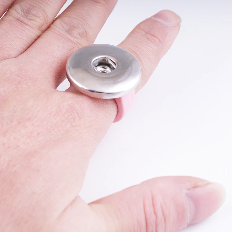 

Big size Silicone 30mm Snap button ring elasticity Fit everyone Free Shipping DK207