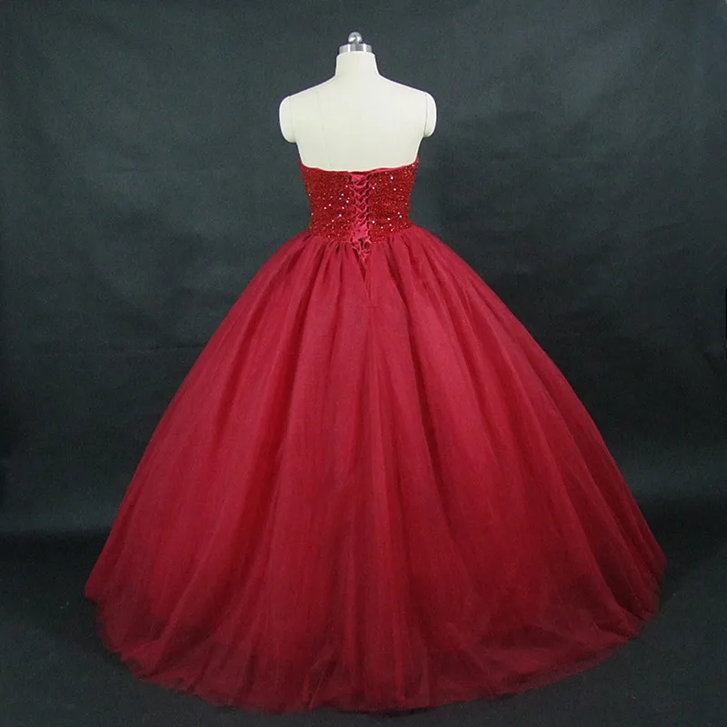 QQ Lover Новое Элегантное бордовое свадебное платье на заказ роскошное расшитое бисером свадебное платье Vestido De Noiva