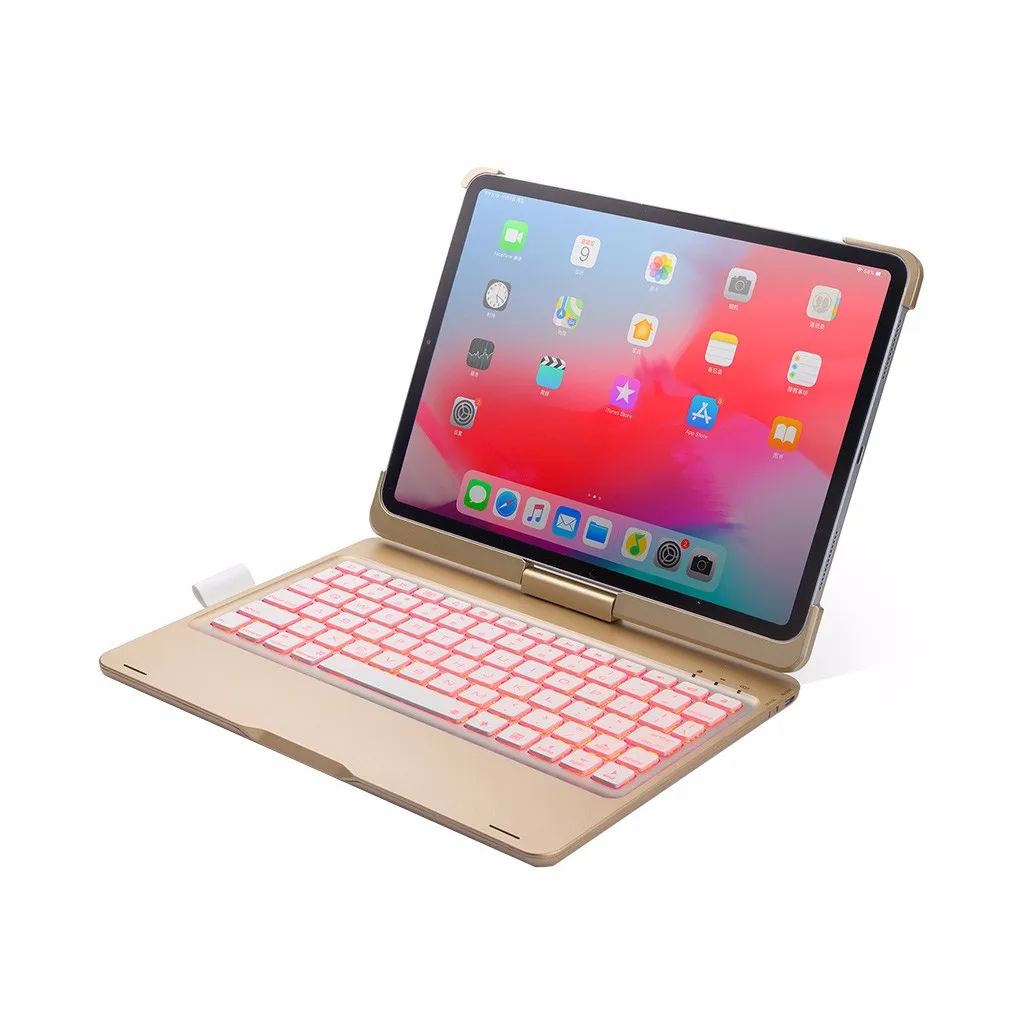 

New 2018 iPad Pro 11 Inch Case Keyboard With Bluetooth Backlit Smart Cover Case