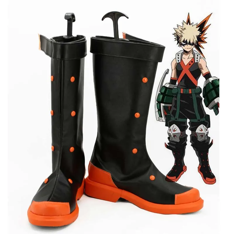 Coshome Boku No Hero Academia Midoriya All Might Shoto Todoroki Bakugou Cosplay Shoes My Hero Academia Boots (7)