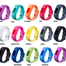 100 шт. Vivofit JR мягкий силиконовый сменный Браслет для часов w/Регулируемая металлическая Пряжка ремешок. DHL бесплатно. 13 Цветов