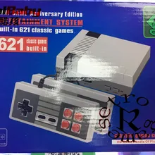 DHL 10 шт. ретро семья HD видео классические ручные игровые плееры Встроенный 621 игр HD выход управления HDMI Мини ТВ игровая консоль