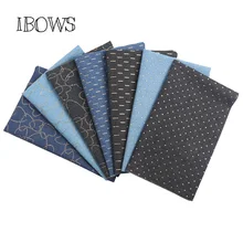 40 см* 50 см хлопчатобумажная джинсовая ткань, узор в горошек, сердце, лоскутный материал для обуви, одежды, куклы ручной работы, юбка, джинсовая ткань