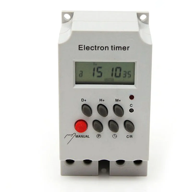 New DIN RAIL DIGITAL PROGRAMMABLE timer time switch 220VAC 25A din rail | Инструменты