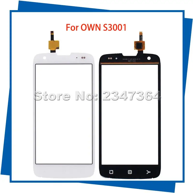 

For OWN S3001 3001 Touch Screen Digitizer One By One Test 5 Inch Screen Free Tools