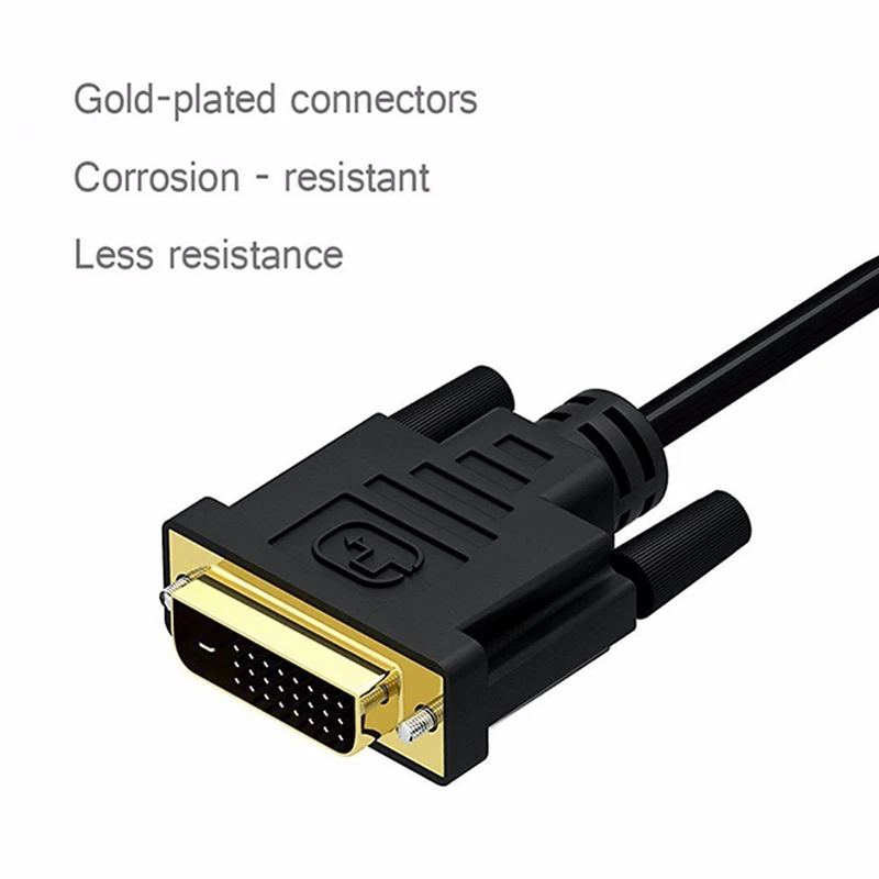 DZLST преобразователь DVI в VGA HD 1080P папа 24 + 1 Pin мама видеокабели для HDTV PS3 PS4 ПК Дисплей