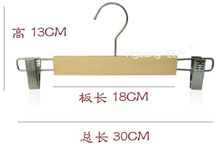 5 шт./лот 30 см детские брюки ноги клип вешалки для брюки детей деревянные брюки клип натурального дерева цвет вешалка для одежды