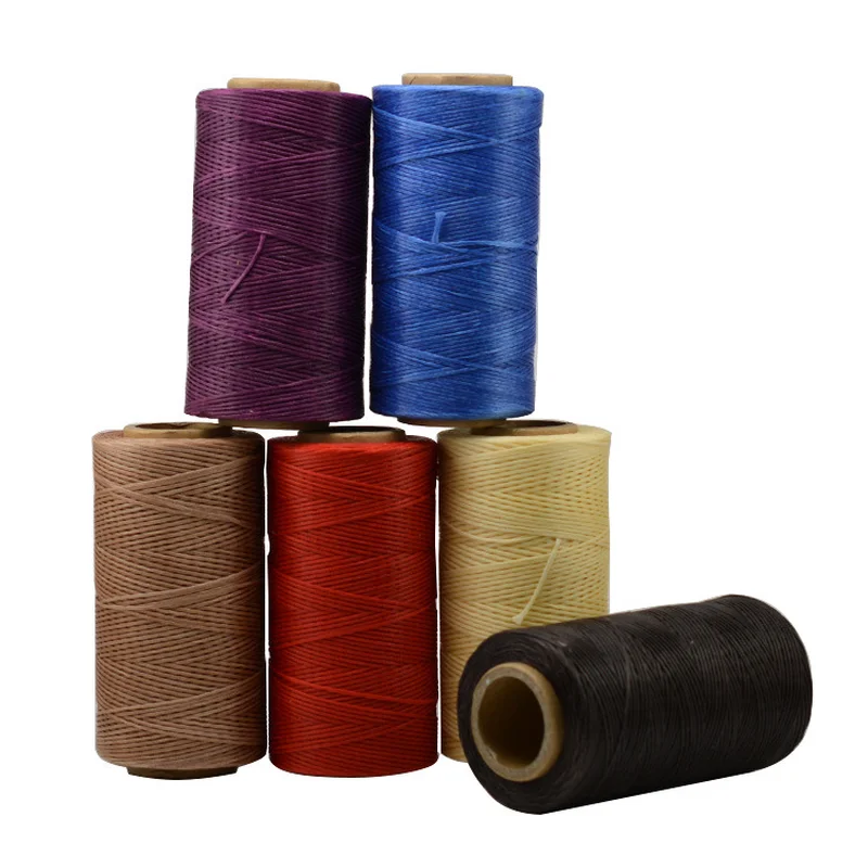 

260M 150D Dia 1MM Waxed Thread Cord Hand-stitched Sewing String Rope Beads Fit Shamballa Leather Bracelet Making DIY Necklaces