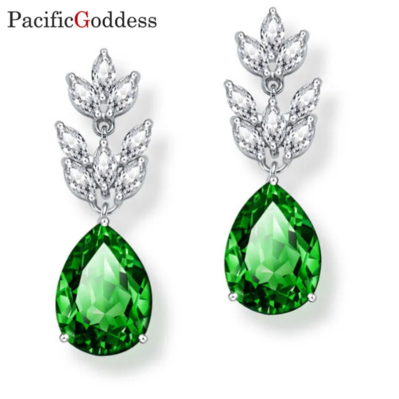 

Pacificgoddess Luxury elegant Women big earrings geometric accessories 2018 earrings hang fashion jewelry trend nice sharp