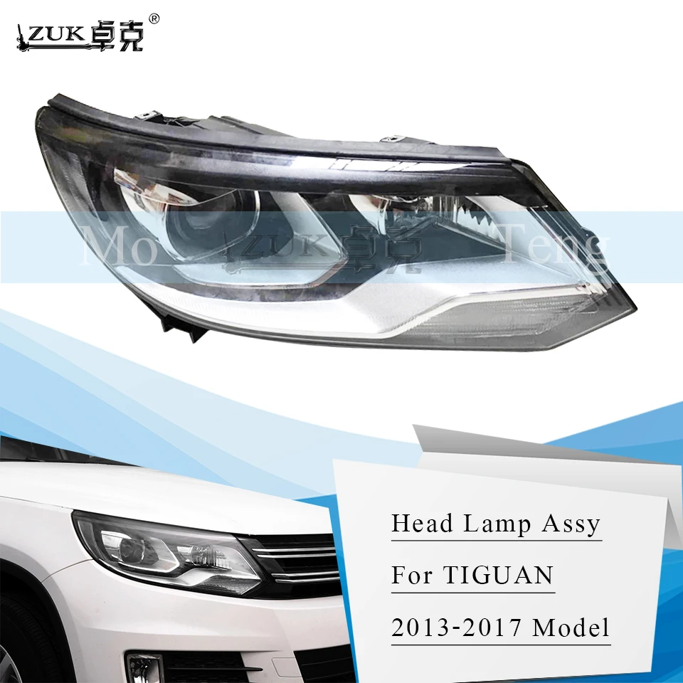 

ZUK Front Headlamp Halogen Headlight Head Lamp Head Light Assy For TIGUAN 2013 2014 2015 2016 2017 For Volkswagen