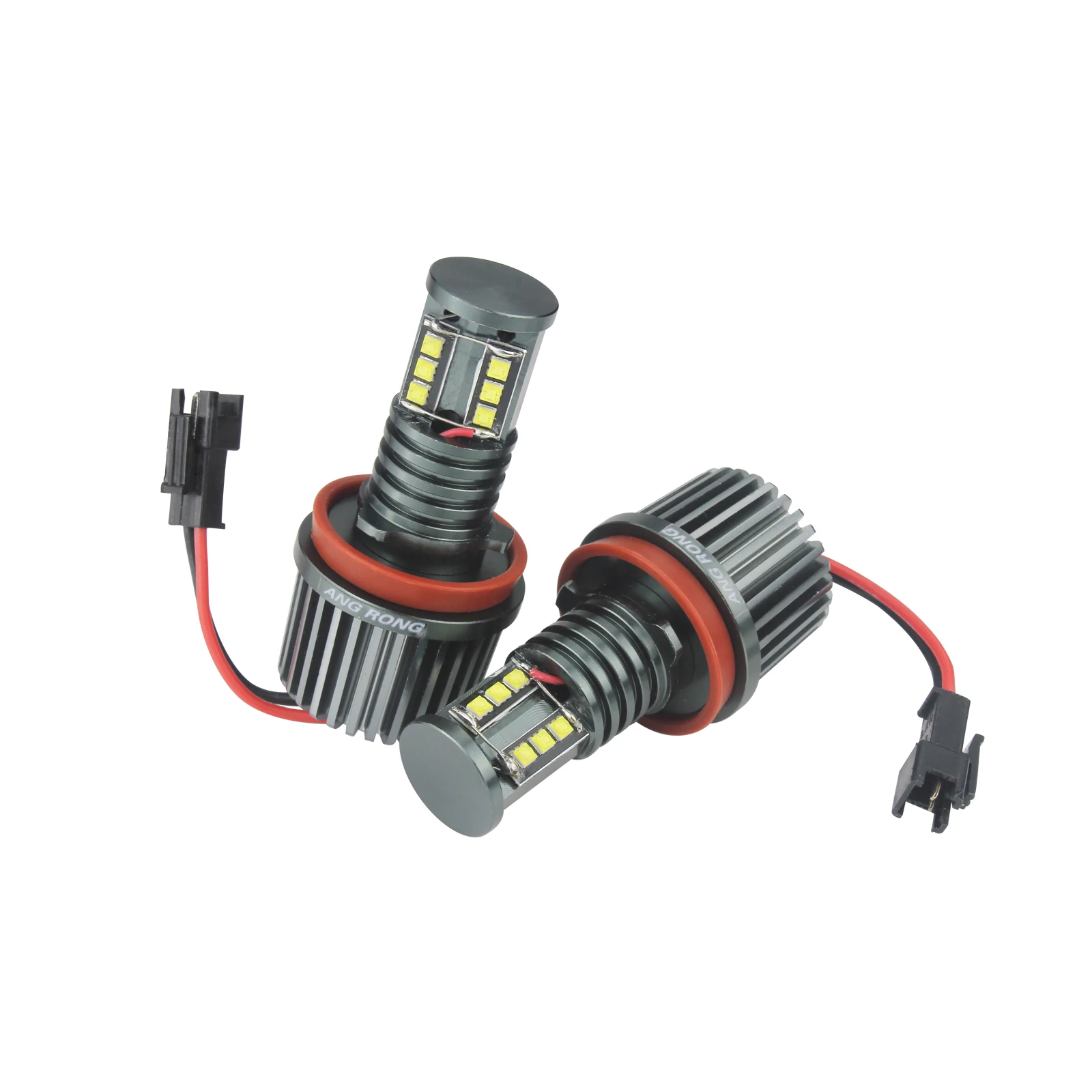 ANGRONG 2 для BMW LED H8 60 Вт Angel Eye Halo фара E82 E88 E90 E92 E60 E61 E70 X1 X6|Аксессуары фар авто| |