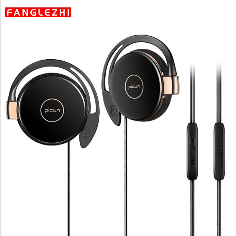 

New Stereo Earphone Wired Sports EarphoneEar Hook Music Wired With Microphone Wheat Computer Phone Headsets For iPhone Samsun