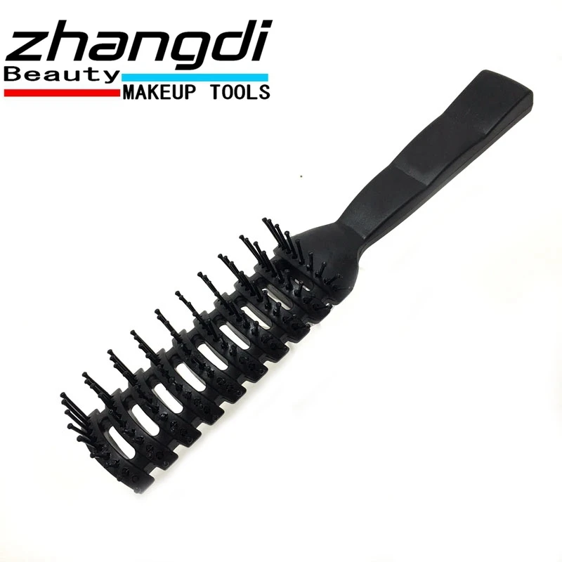 

1PCS Professional Salon Comb Curl Hair Brush PP Plastic Massage Comb Anti-Static Z425010