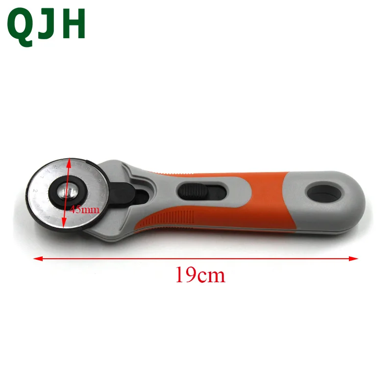 45mm Patchwork Roller Wheel Round Knife Tailor Rotary Cutter Sewing&Leather Craft Tool With Blades Cutting fabrics,leather,Paper