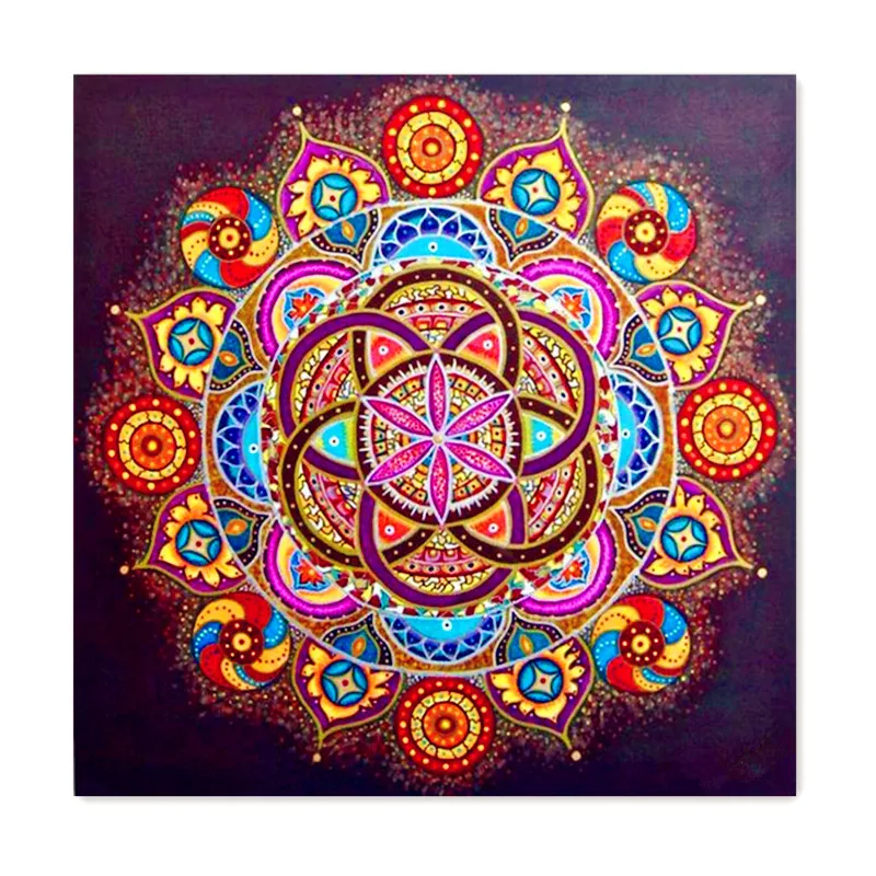 

2018 New Hot DIY 5D Diamond Mosaic Religion Mandala Diamond Painting Cross Stitch Kits Diamonds Embroidery Home Decoration