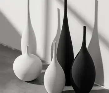 

Modern Simple Handicraft Art Zen Vase Ceramic Arrangements Living Room Model Home Decorations
