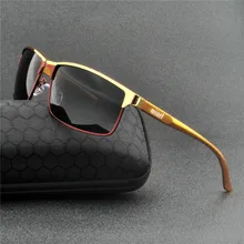 Классические квадратные поляризационные мужские брендовые дизайнерские солнцезащитные очки мужские солнцезащитные очки Квадратные для вождения рыбалки винтажные очки УФ FML