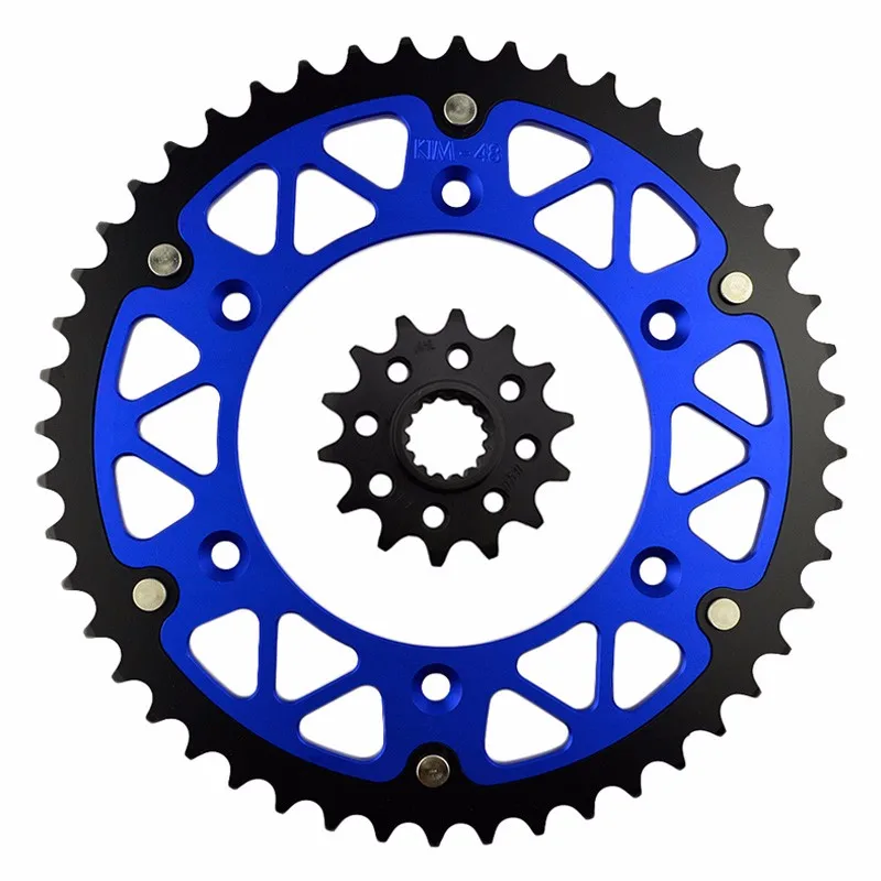 Высокопроизводительный мотоцикл 14 T передний& 48 T задний комплект звездочек для HUSQVARNA TC 250