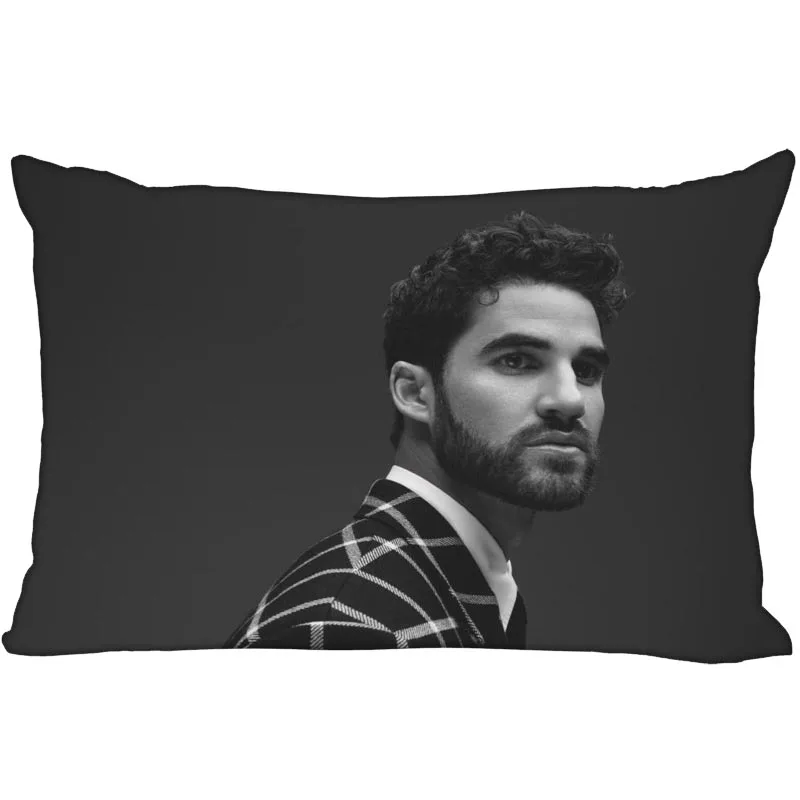 22 35x45 см наволочка Darren Criss прямоугольник шелковые наволочки кровать домашняя гостиная Наволочки одна сторона пользовательский подарок - Цвет: 22