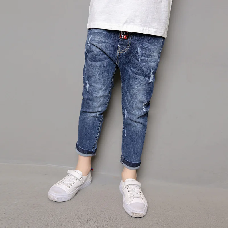 Fashion Denim Pants Boys Ripped Jeans 2 14 Yrs Baby Boys Jeans Kids ...