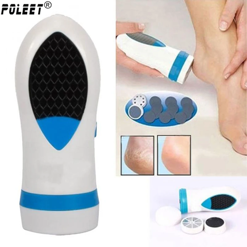 

Free Shipping Pedi Spin TV Skin Peeling Device Electric Grinding Foot Care Pro Pedicure Kit Foot File Hard Skin Callus Remover