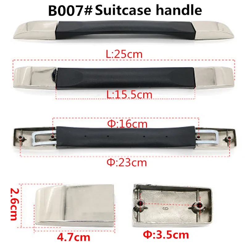 Replacement Trolley Luggage accessories Telescopic Repair Luggage Parts