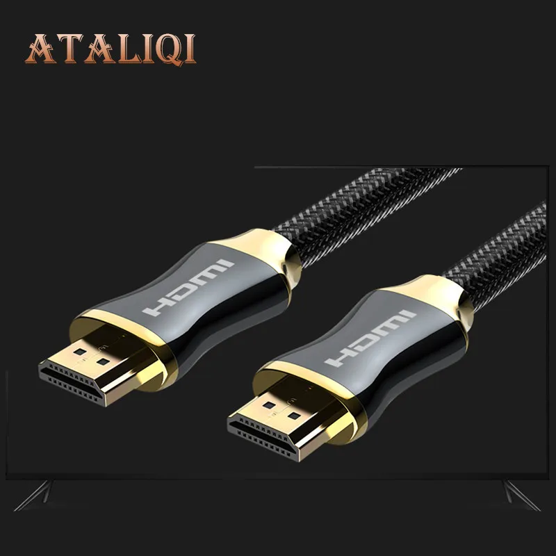 

Ataliqi HDMI Cable HDMI 2.0 3D 4K 1080P 50cm 3m 5m 1m 10m 15M HDMI to HDMI Cable for Apple TV PS3 PS4 projector computer Cables