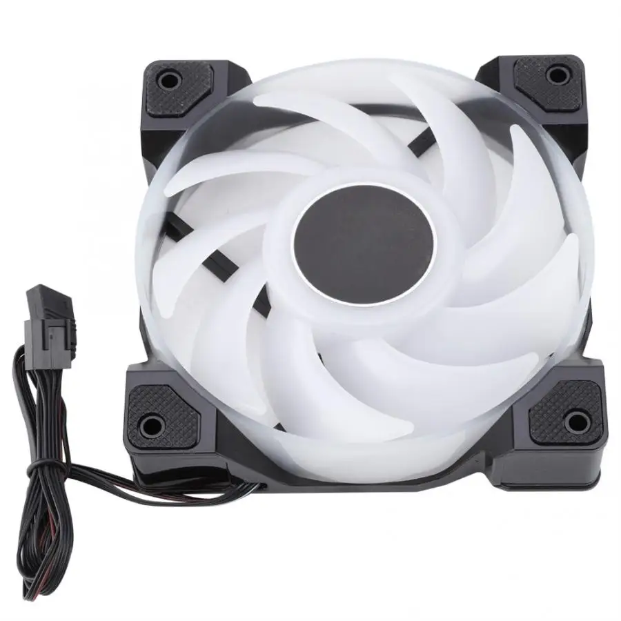 

Cooler Fan ID-COOLING DF-12025-ARGB TRIO 5V 3-pin Rainbow RGB Temperature Control Chassis Fan Cooler Fan Radiator