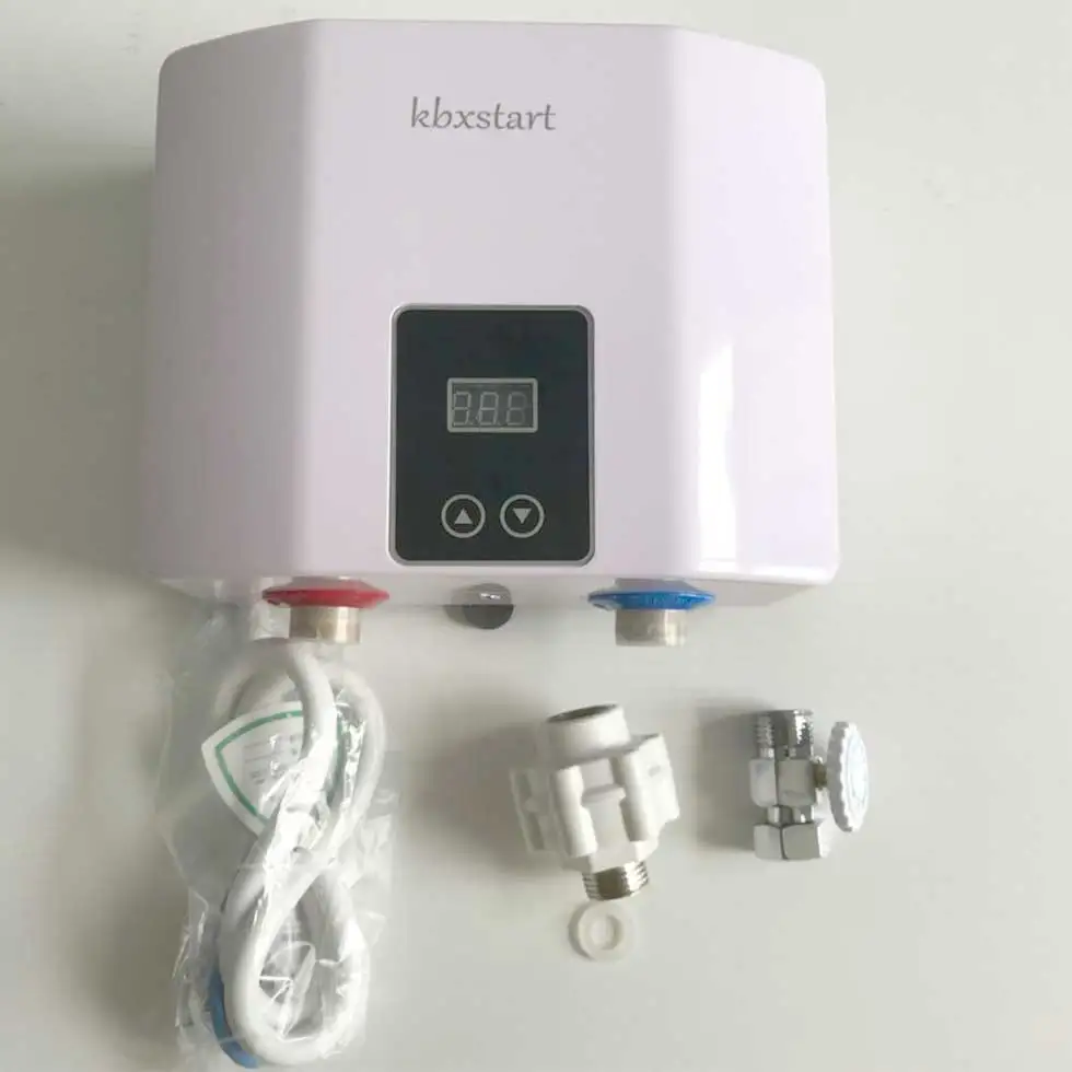 5500W Instant Electric Tankless Water Heater Wall Mounted Electric