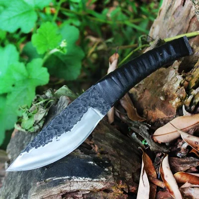 Voltron прямой нож, ручной ковки тактические ножи, специальный боевой нож для выживания в дикой природе, джунгли Дикий Нож для переноски - Цвет: Белый